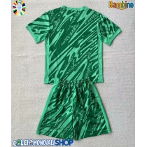 Maglie da calcio Olanda Portiere Prima Maglia Bambino Europei 2024 Manica Corta (+ Pantaloni corti)